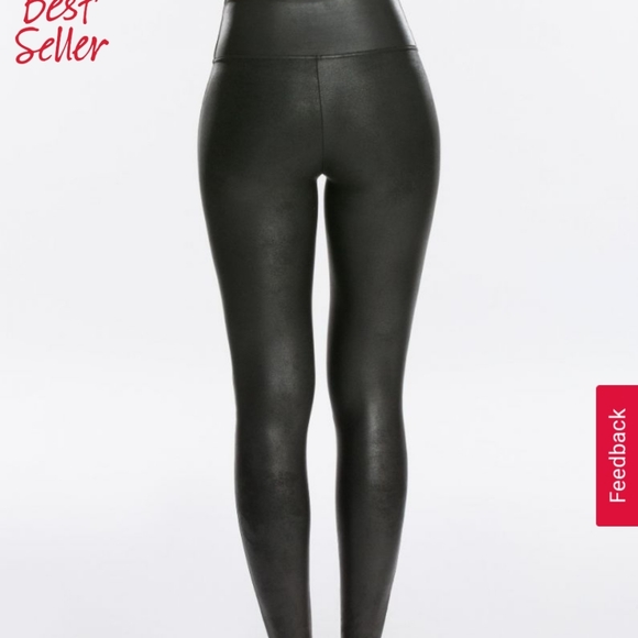 NWT Spanx Faux Leather Leggings - Picture 2 of 4